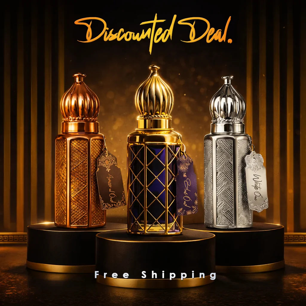 Pack of 3 Oud Deal (12ml Each) – Ameer Ul Oud, White Oud & Blue Oud.